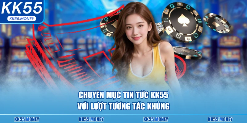 Tin tức KK55 với lượt tương tác siêu khủng 