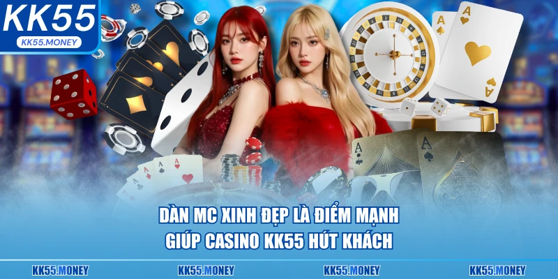 MC live casino xinh đẹp hút khách