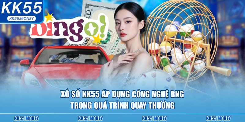 Xổ số KK55 áp dụng công nghệ mới 